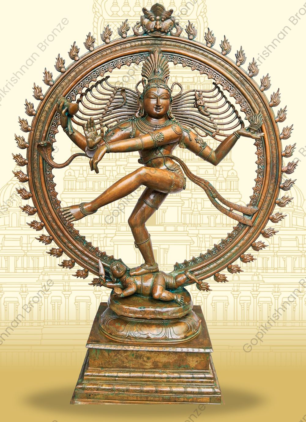 Panchaloha Nataraja cast in Swamimalai