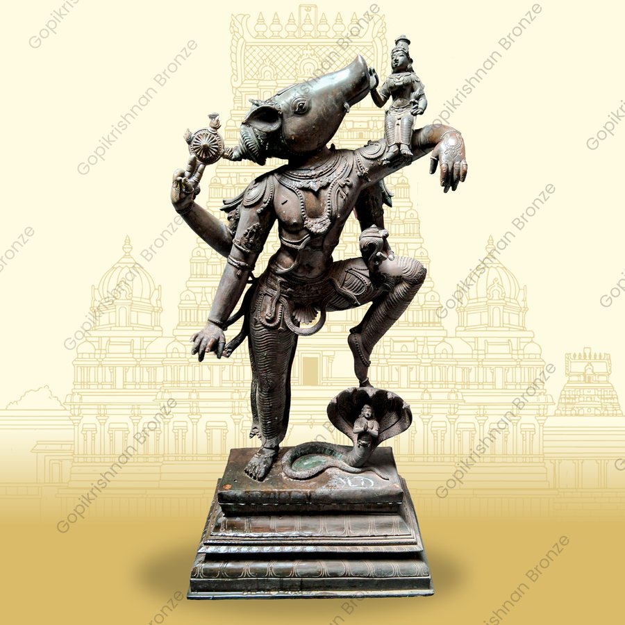 Varaha lifting Bhudevi